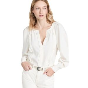 IRO Natoma Long Sleeve Button Down Blouse Size 34 NWT